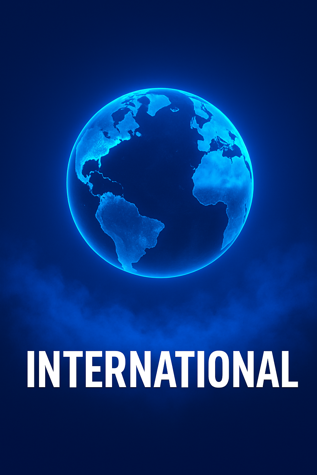 Global Connections in Bold Blue