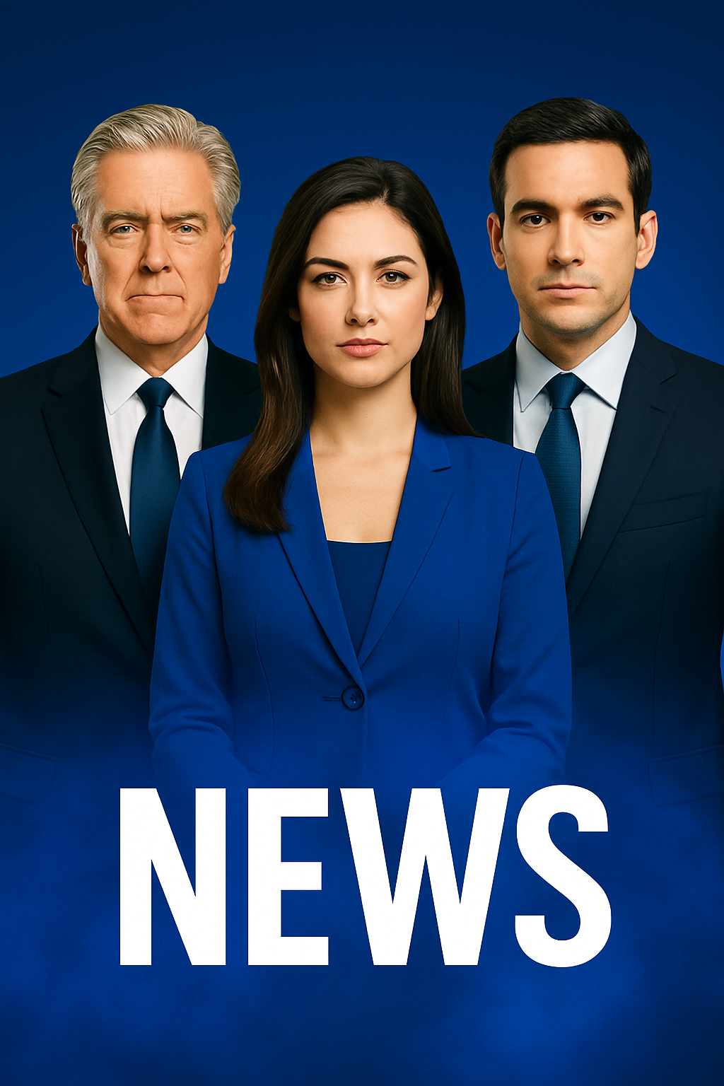 أخبار مع ثلاثة مذيعين